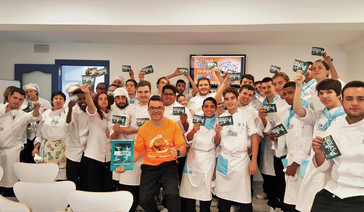 Conferencia de prevención de drogas en Valencia - CENTRO SUPERIOR DE HOSTELERIA MEDITERRANEO - Valencia sin Drogas